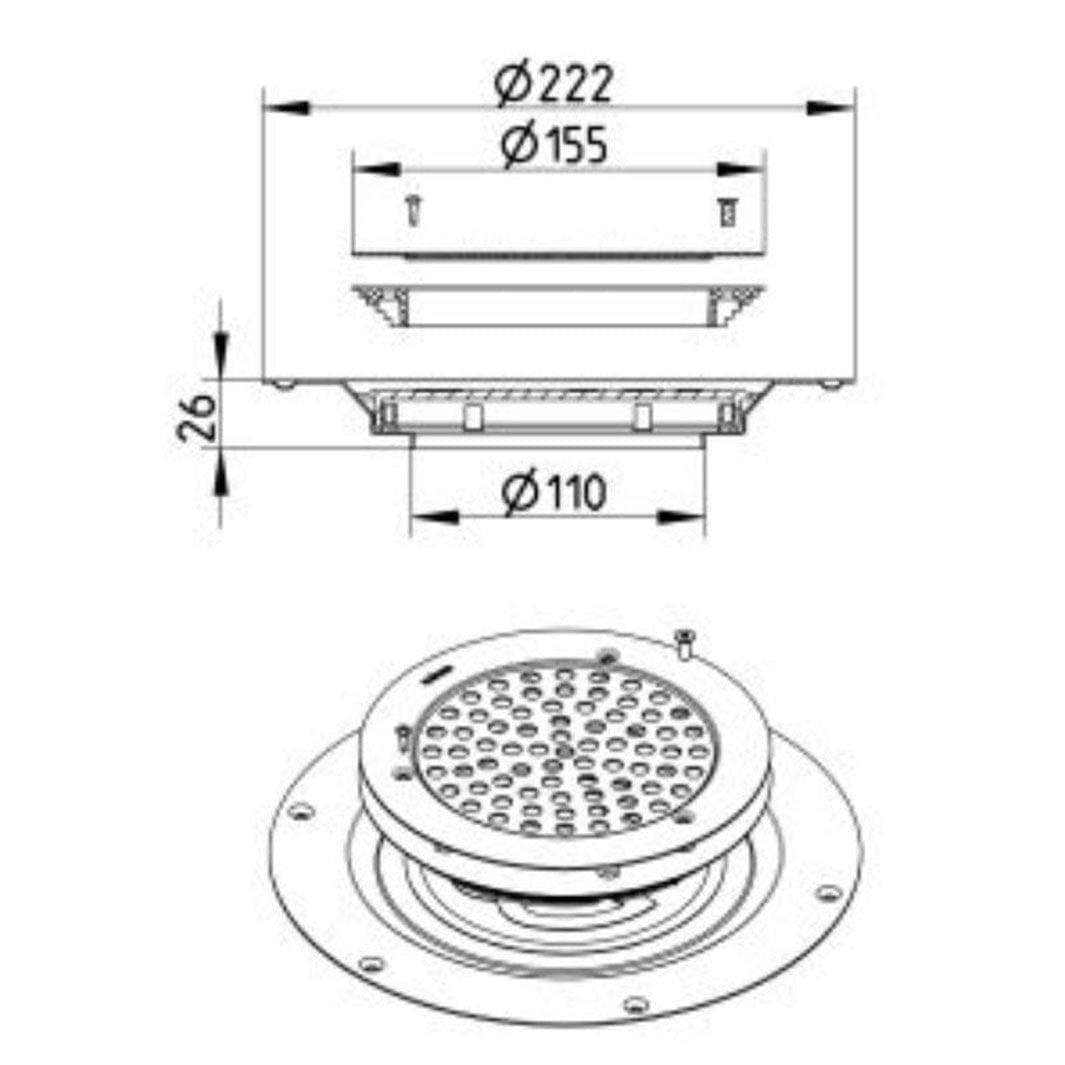 Blucher overdel for vinyl Blucher Tilbehør sluk AH-3394932