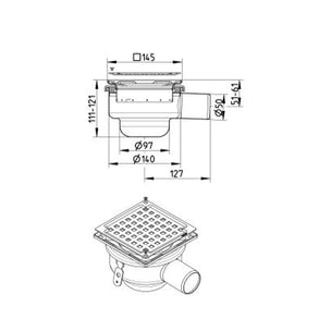 Blucher square 50 boligsluk type 114