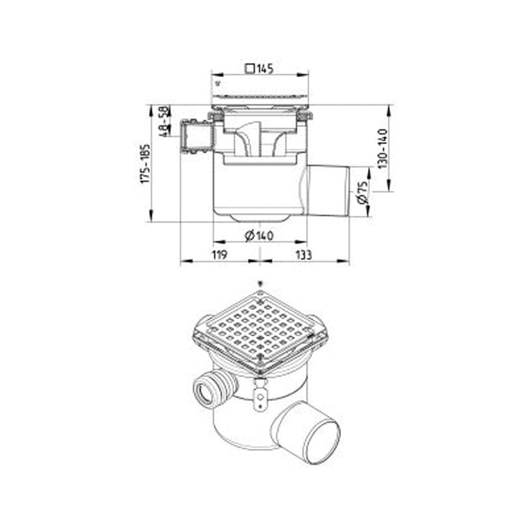 Blucher square 75 boligsluk type 111
