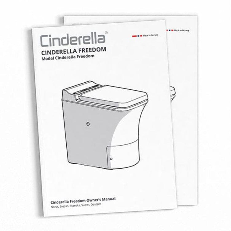 Cinderella Freedom Forbrenningstoalett uten installasjonskit