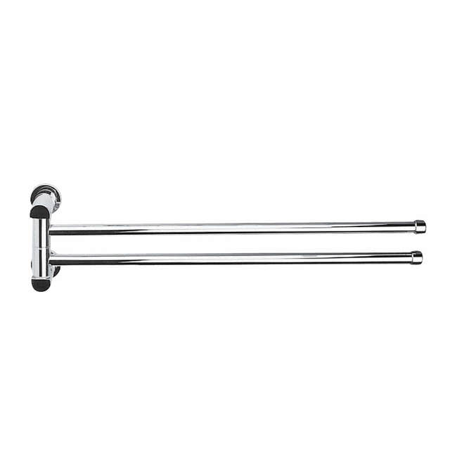Damixa Silhouet Håndklestang dobbel svingbar 480mm, Krom Krom Damixa Håndklestang KO-4832200