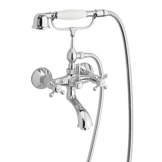 Damixa Tradition Badekararmatur m/Dusjhode Krom Damixa Badekararmatur KO-3702500