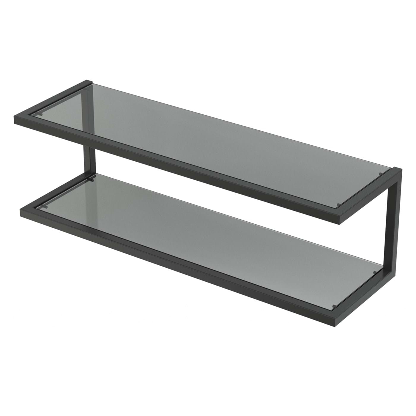 Dansani Fleksibel Hylle 39,6cm med 2 Glasshyller Dansani Baderomshylle DA-190304370
