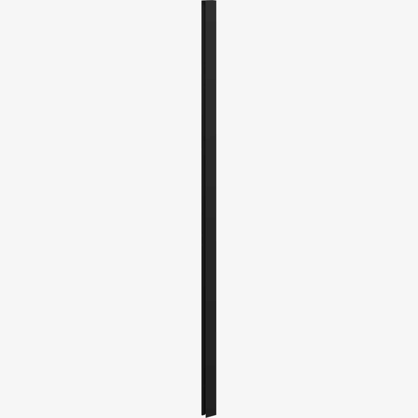 Dansani Match Avstandsprofil A/B/E +20mm - H200cm Svart matt Dansani Veggprofil DA-1603507