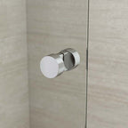 Dansani MATCH C Dusjdør med sidepanel B90-100xH200cm