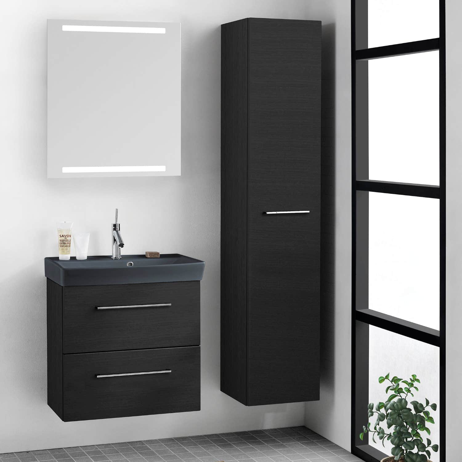 Dansani Mido+ Capella Slim Møbelservant B52-82xD40,5cm Dansani Møbelservant