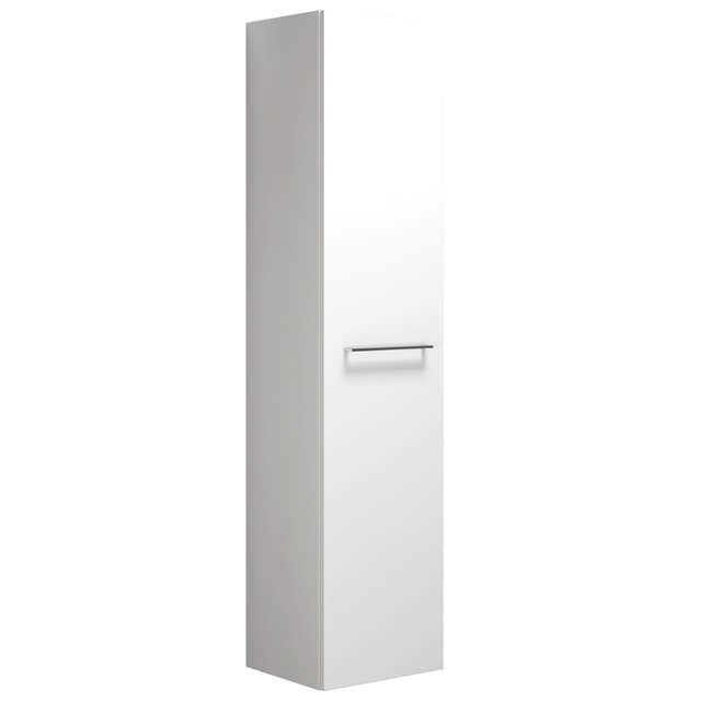 Dansani Mido+ Høyskap 1 dør B30-40xD35xH172,8cm Hvit høyglans / 40cm / Høyre Dansani Høyskap bad DA-P20-1112