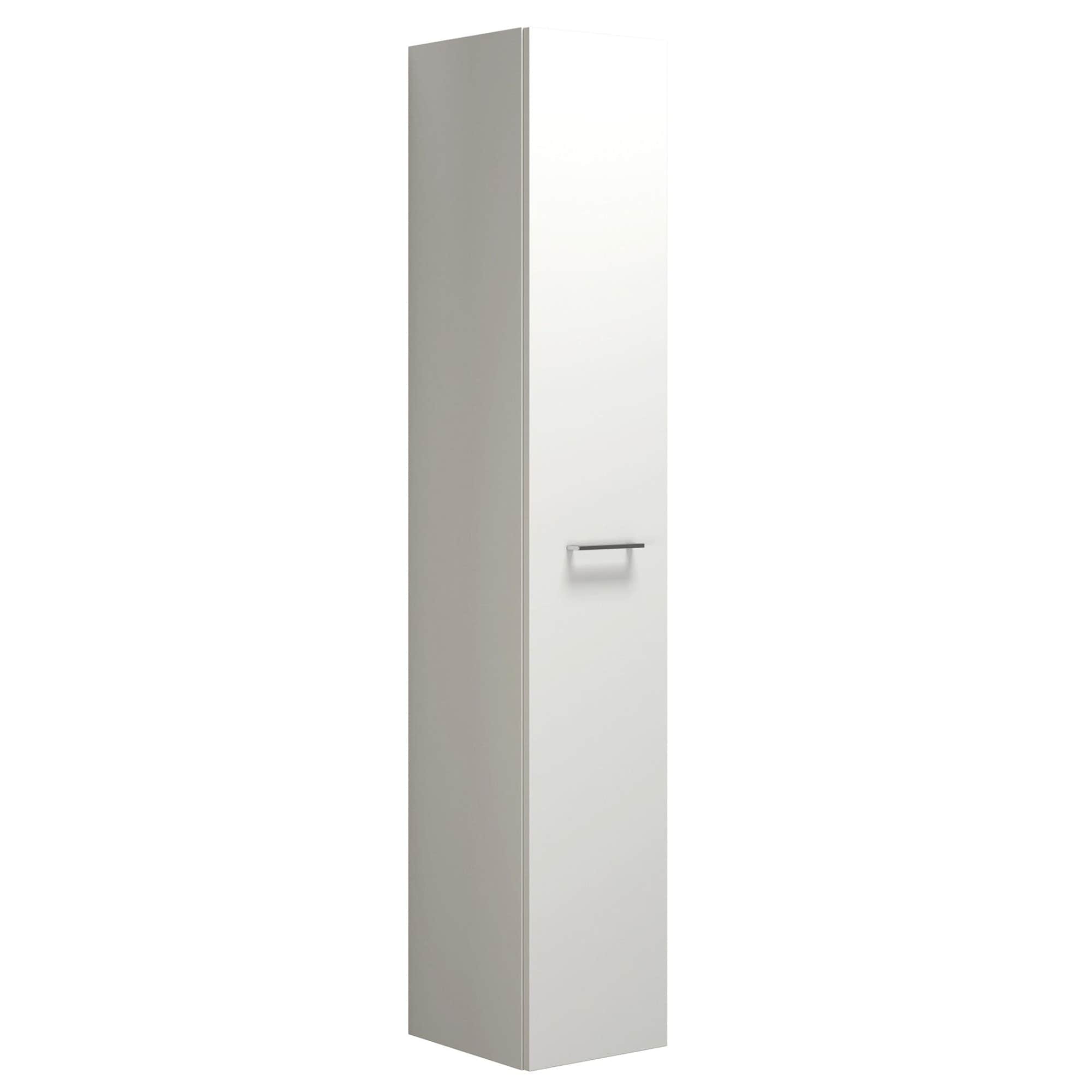 Dansani Mido+ Høyskap 1 dør B30-40xD35xH172,8cm Hvit matt / 30cm / Høyre Dansani Høyskap bad DA-P19-1110