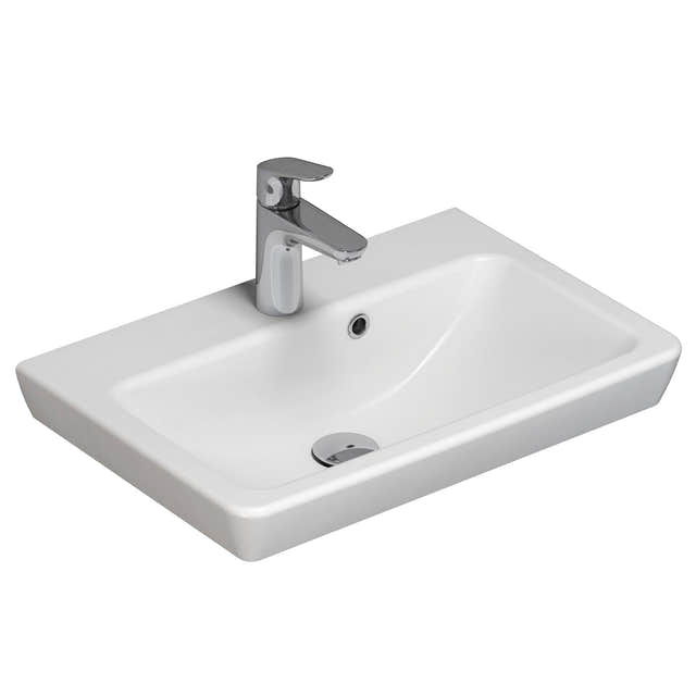 Dansani Mido+ Lotto Slim Møbelservant B55-85x38cm Hvit / 50cm Dansani Møbelservant DA-536805003