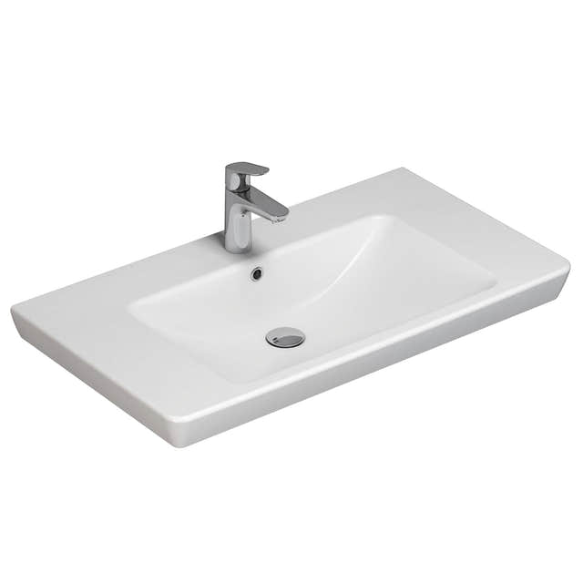Dansani Mido+ Lotto XL Møbelservant B85-125xD48cm Hvit / 80cm Dansani Møbelservant DA-537808103