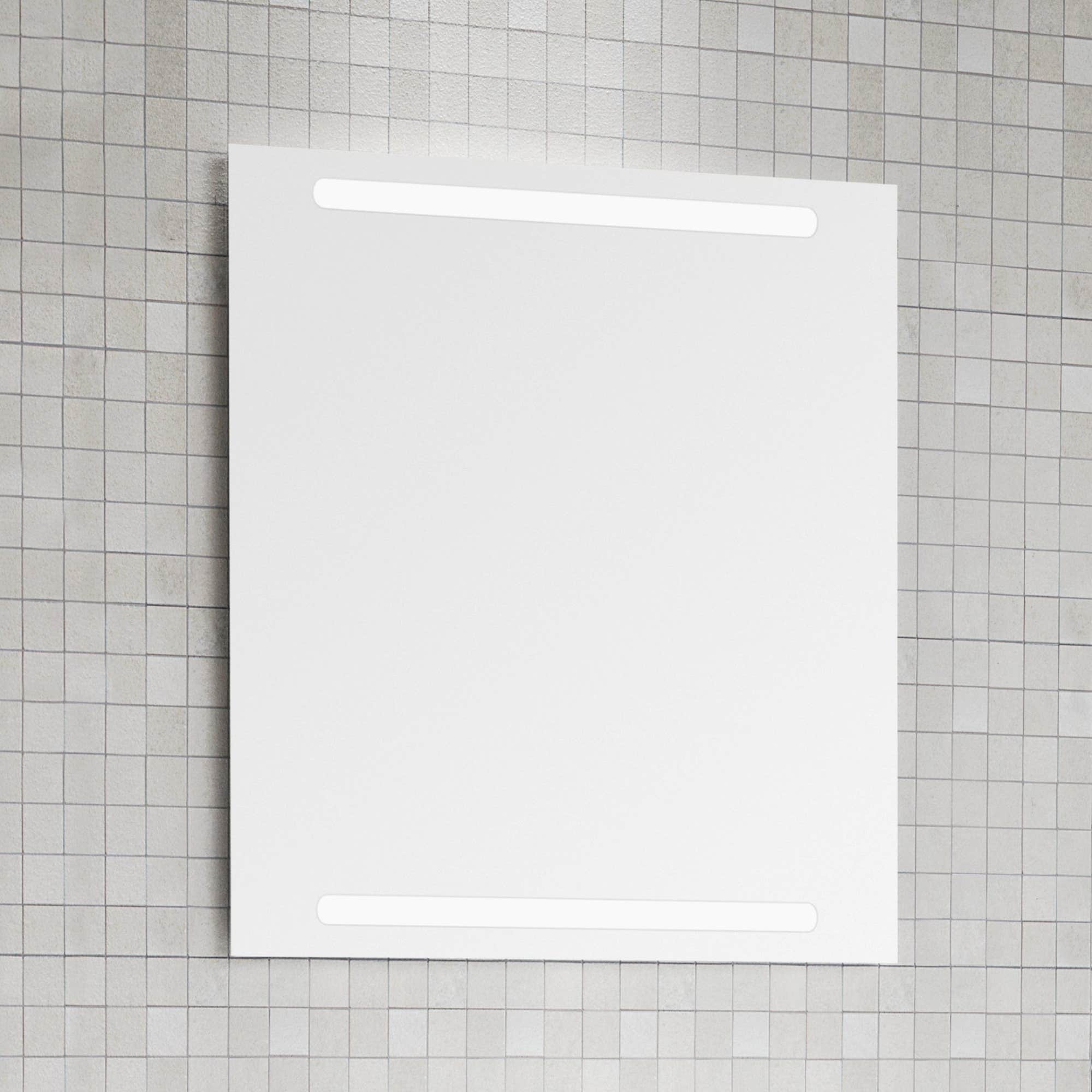 Dansani Mido+ Repeat LED Baderomsspeil B50-120xH70cm Dansani Baderomsspeil