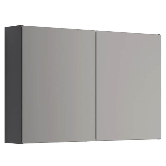 Dansani Mido+ Select Speilskap uten lamper B50-120xH64cm Grå matt / 100cm Dansani Speilskap DA-S670-103