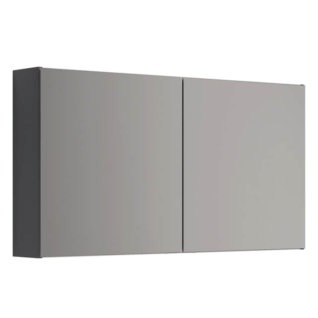 Dansani Mido+ Select Speilskap uten lamper B50-120xH64cm Grå matt / 120cm Dansani Speilskap DA-S672-103