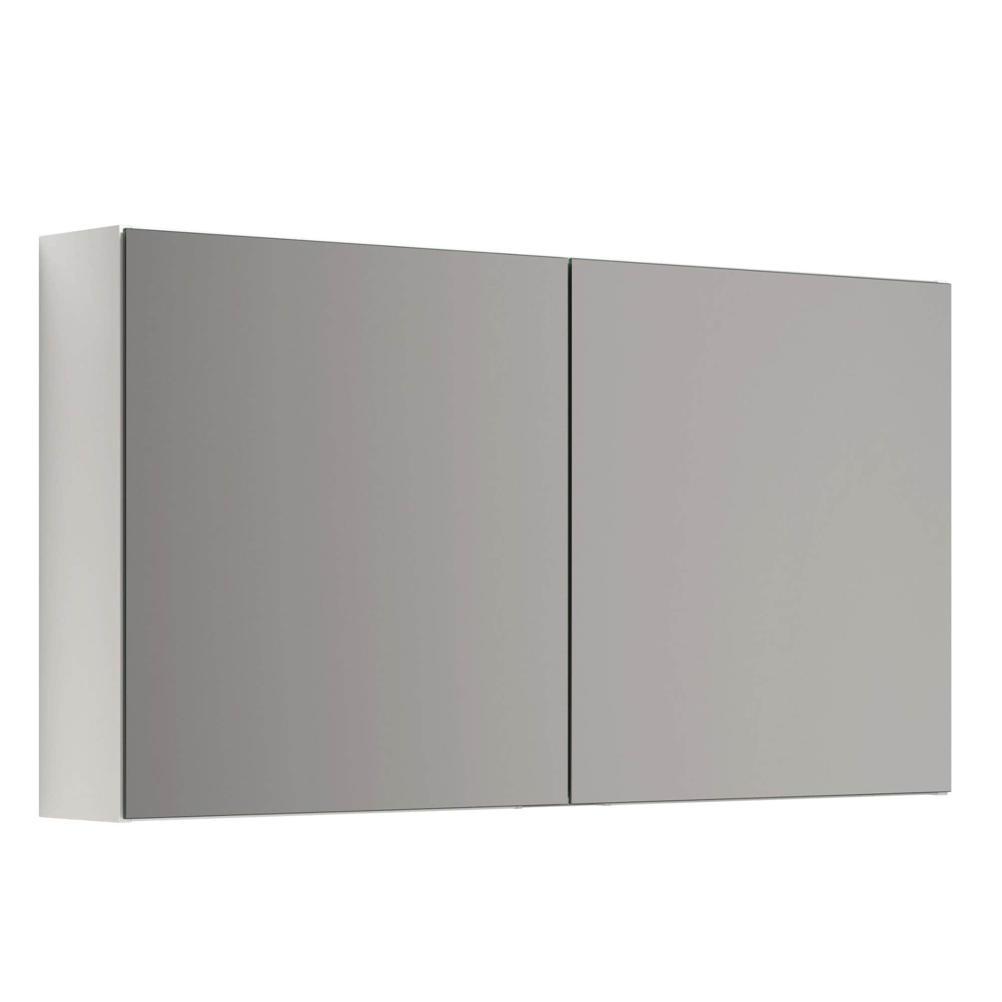 Dansani Mido+ Select Speilskap uten lamper B50-120xH64cm Hvit høyglans / 120cm Dansani Speilskap DA-S672-112