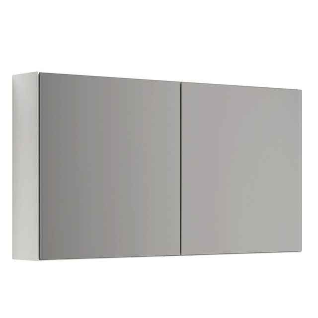 Dansani Mido+ Select Speilskap uten lamper B50-120xH64cm Hvit høyglans / 120cm Dansani Speilskap DA-S672-112