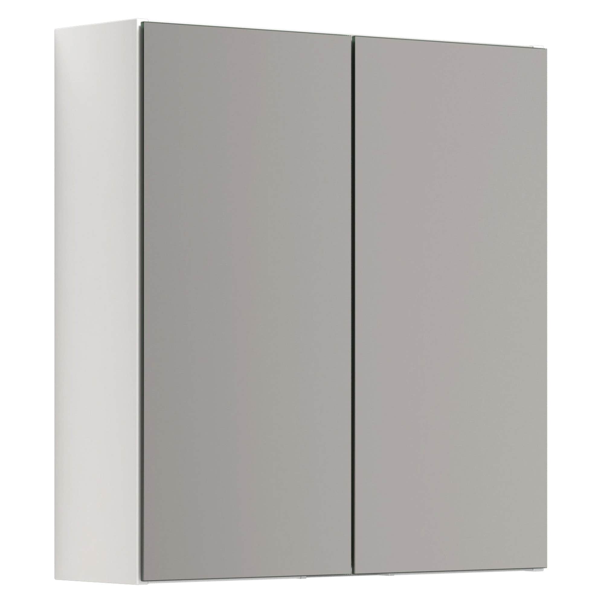 Dansani Mido+ Select Speilskap uten lamper B50-120xH64cm Hvit høyglans / 60cm Dansani Speilskap DA-S676-112
