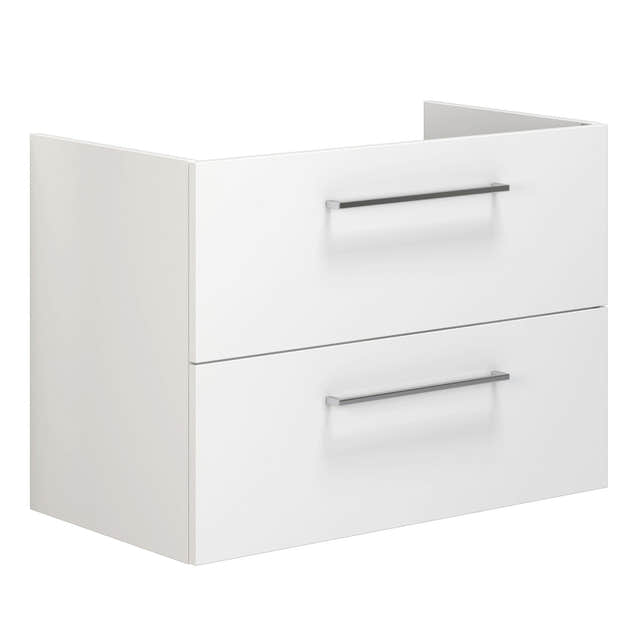 Dansani Mido+ Servantskap 2 Skuffer B60-120xD44cm uten servant Hvit høyglans / 80cm Dansani Servantskap DA-P15-1012