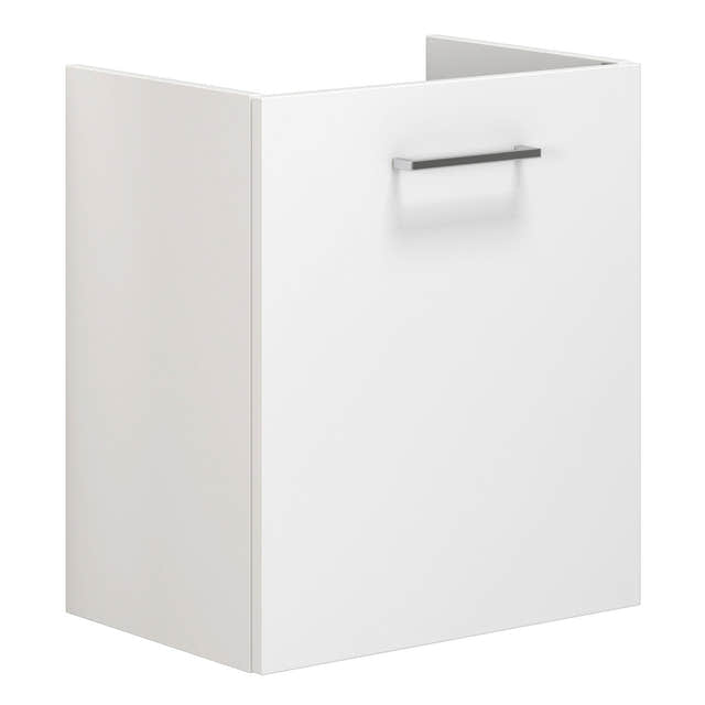 Dansani Mido+ Slim Servantskap 1 dør B50xD35cm uten servant Hvit høyglans / 50cm / Høyre Dansani Servantskap DA-P01-1112