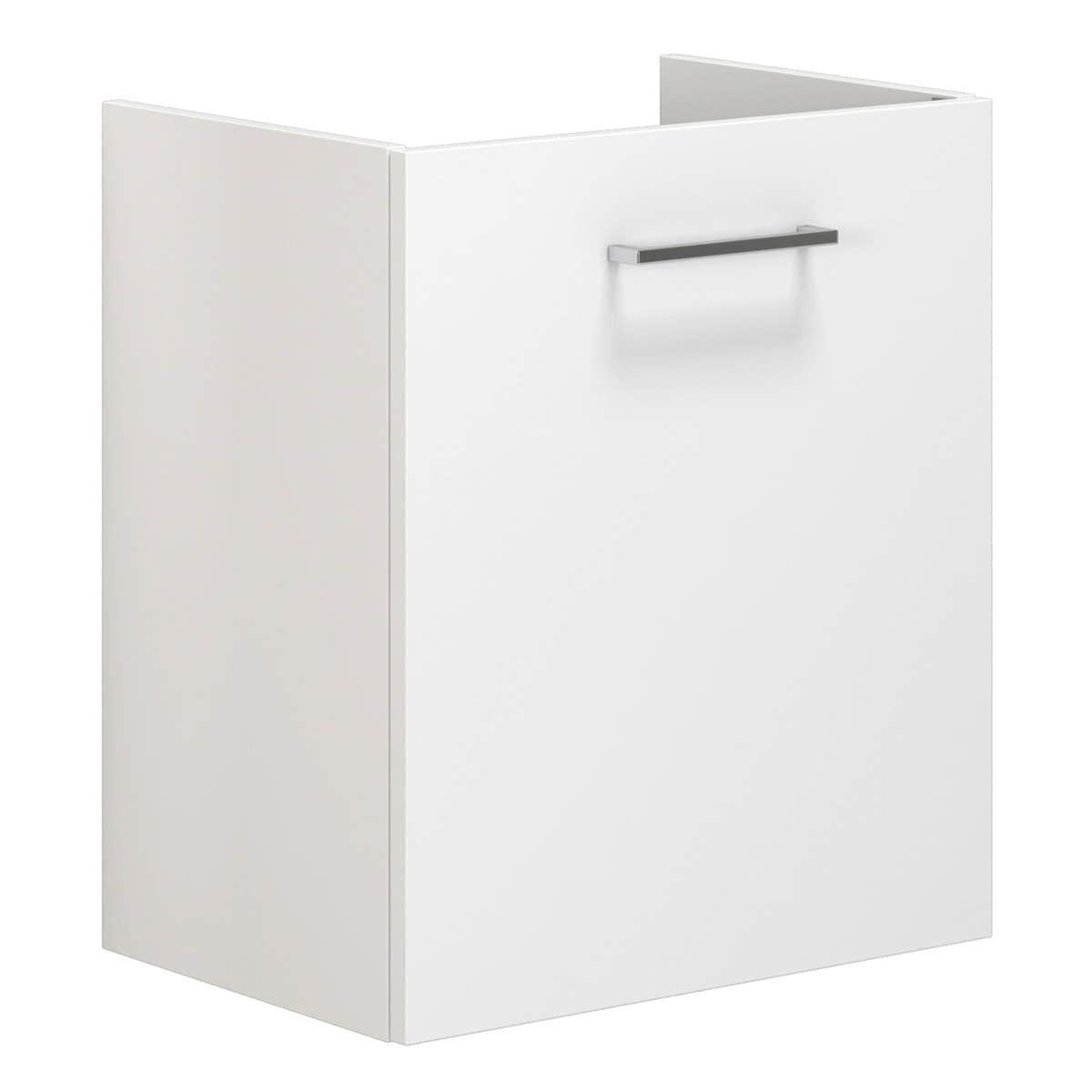 Dansani Mido+ Slim Servantskap 1 dør B50xD35cm uten servant Hvit høyglans / 50cm / Høyre Dansani Servantskap DA-P01-1112