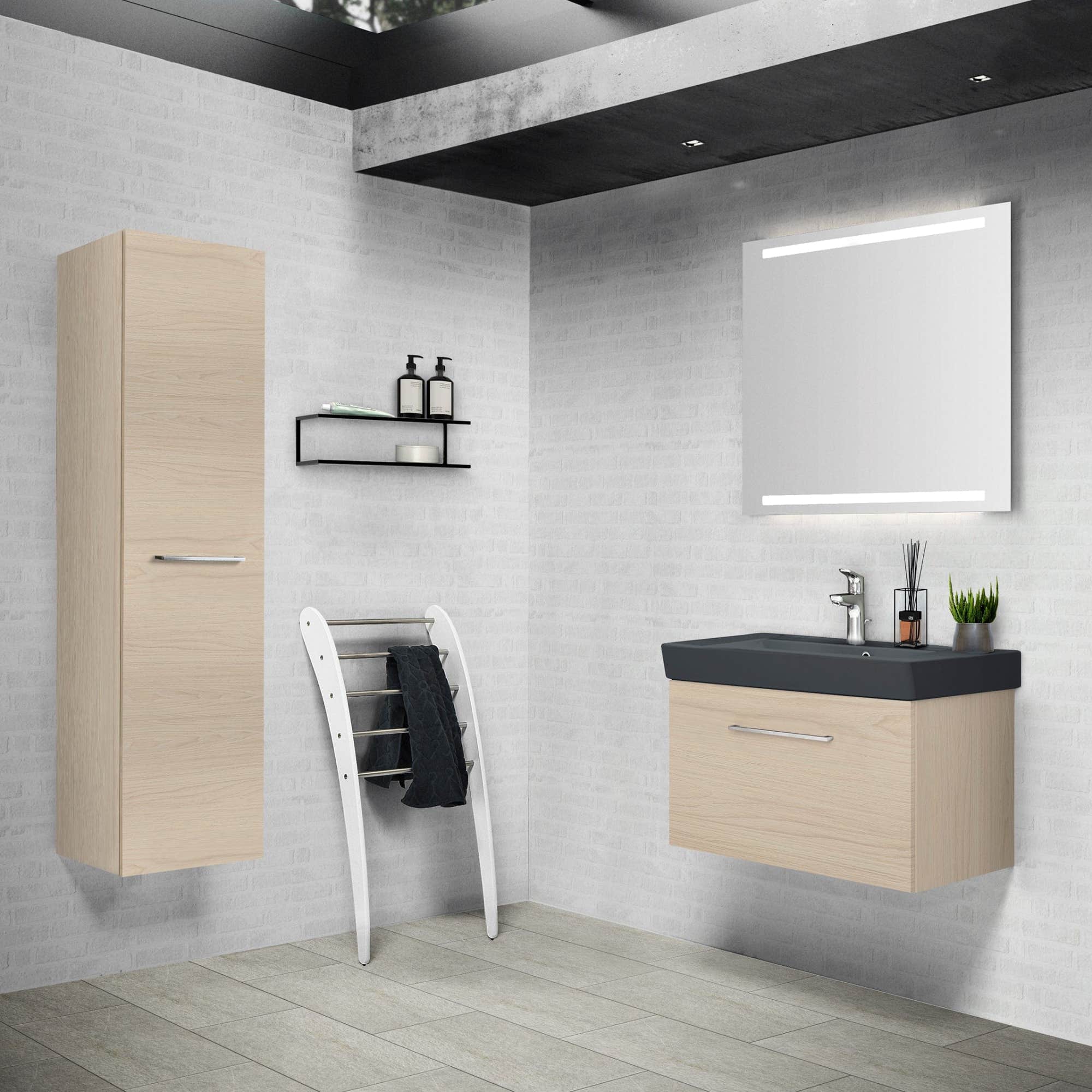 Dansani Mido+ Slim Servantskap 1 Skuff B50-80xD35cm uten servant Dansani Servantskap