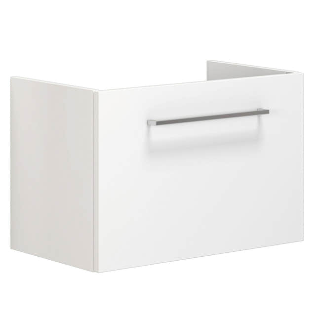 Dansani Mido+ Slim Servantskap 1 Skuff B50-80xD35cm uten servant Hvit høyglans / 60cm Dansani Servantskap DA-P22-1012