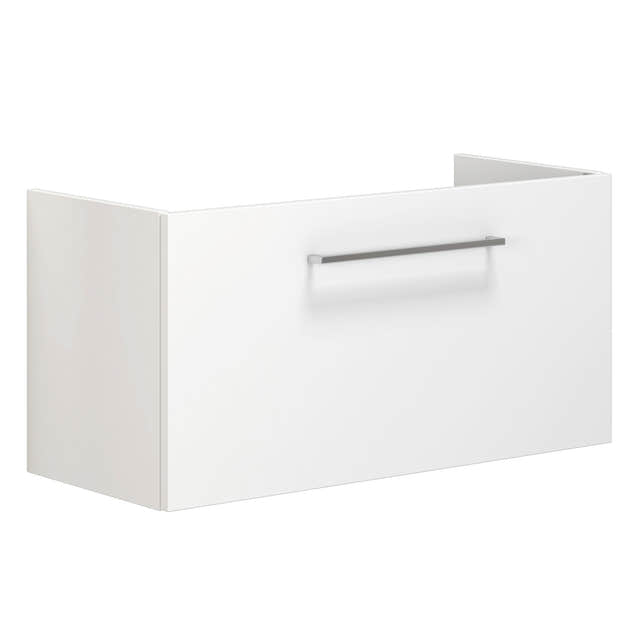 Dansani Mido+ Slim Servantskap 1 Skuff B50-80xD35cm uten servant Hvit høyglans / 80cm Dansani Servantskap DA-P23-1012