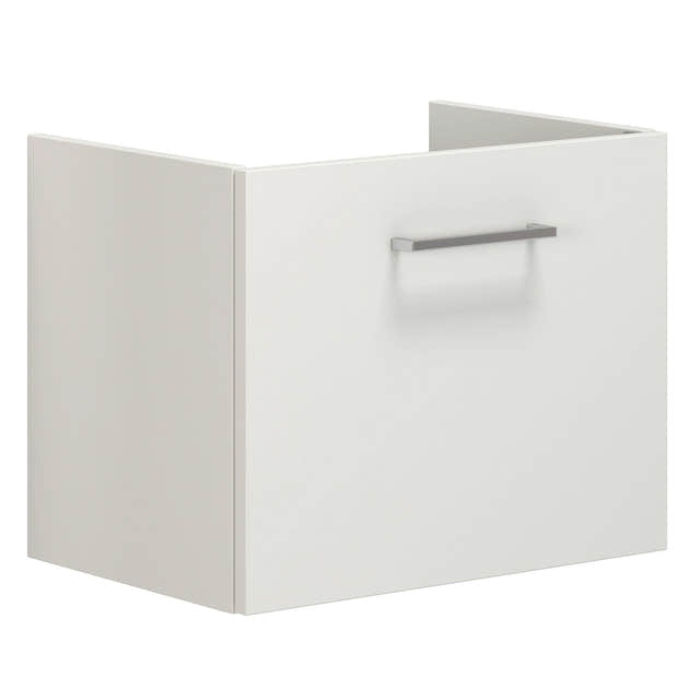 Dansani Mido+ Slim Servantskap 1 Skuff B50-80xD35cm uten servant Hvit matt / 50cm Dansani Servantskap DA-P21-1010