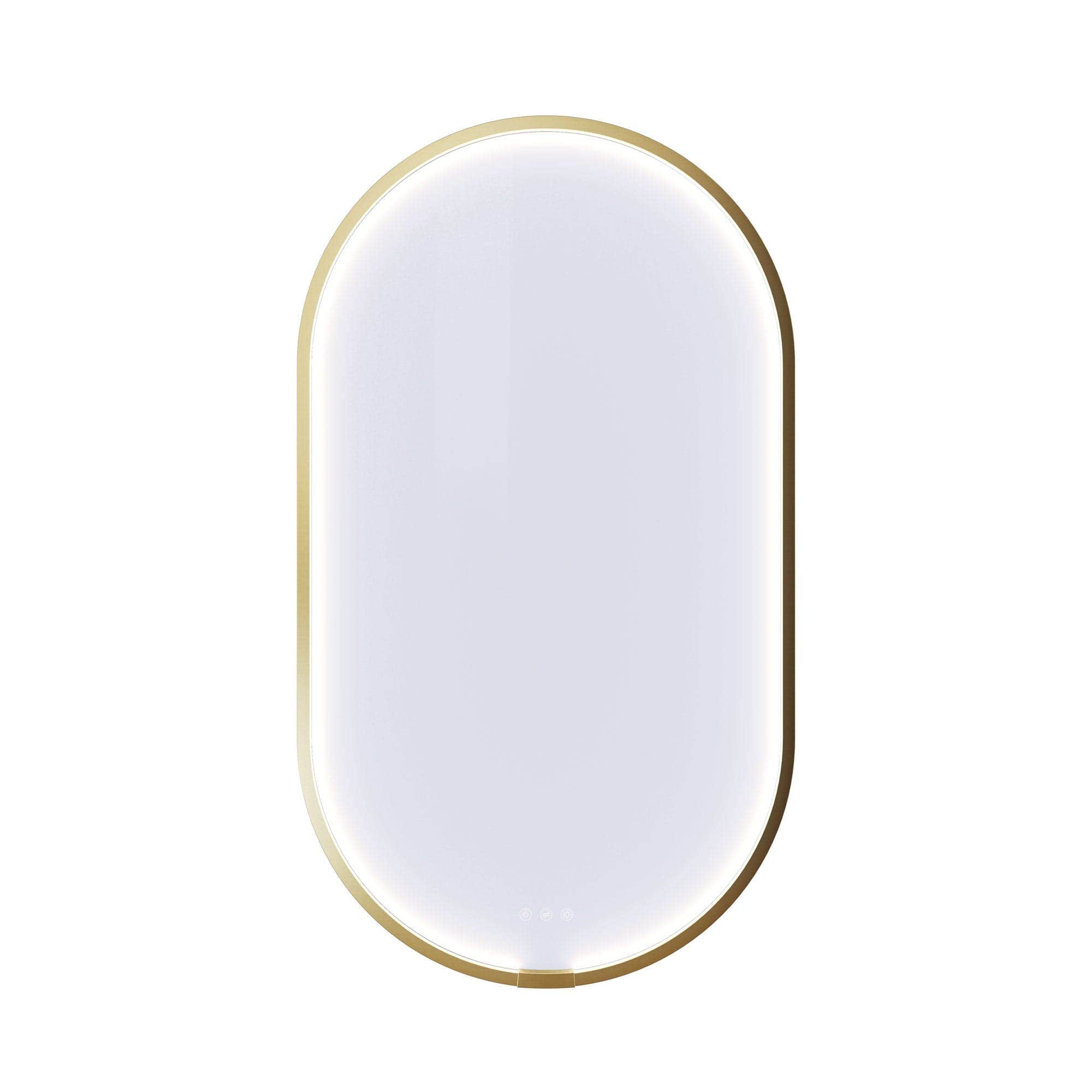 Dansani Moon Oval Rammespeil LED B60xH105cm Dansani Baderomsspeil