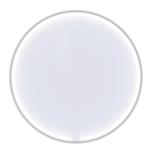 Dansani MOON rundt speil med lys (ramme)