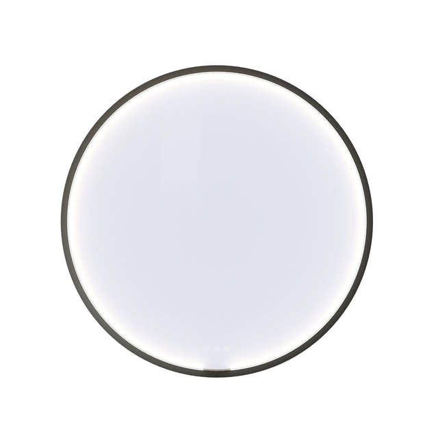 Dansani Moon Rammespeil LED - Ø75/90cm Svart matt / 75cm Dansani Baderomsspeil DA-S827-028