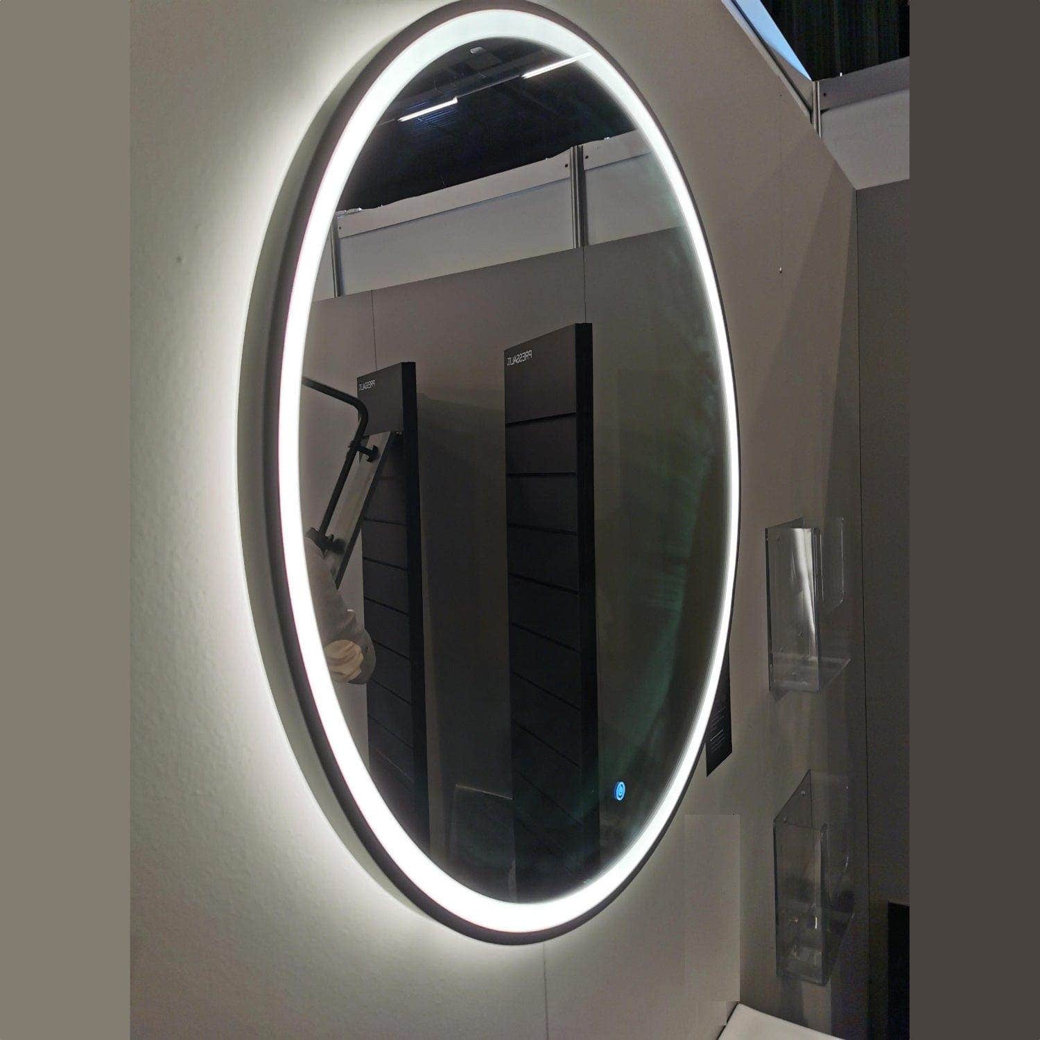 Dansani Shine Rammespeil LED Svart / 75cm Dansani Baderomsspeil DA-94770