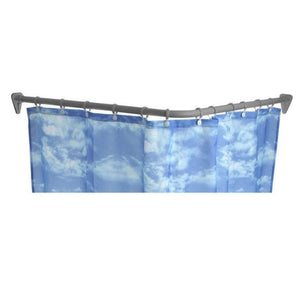 OUTLET: Duschy dusjforhengstang Matt krom universal 