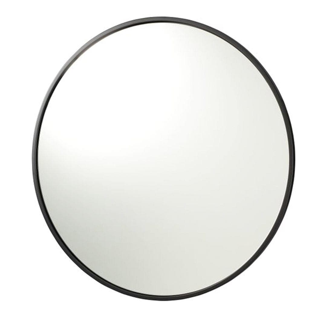 Esbada Circle speil Ø85cm matt sort ramme Svart matt Esbada Sminkespeil CO-L650812