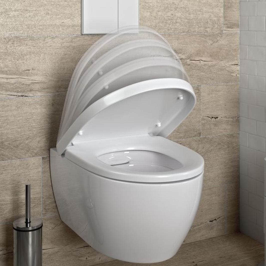 Esbada Edge toalettsete hvit Hvit Esbada Toalettsete CO-L205001