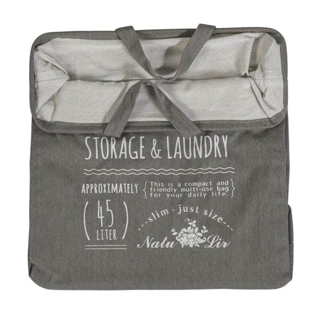 Esbada Laundry skittentøykurv 45L smal Grå Lin Grå Esbada Skittentøyskurv CO-L181408