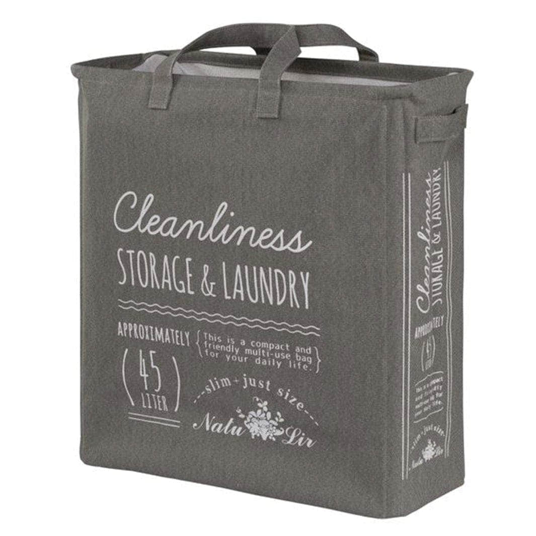 Esbada Laundry skittentøykurv 45L smal Grå Lin Grå Esbada Skittentøyskurv CO-L181408