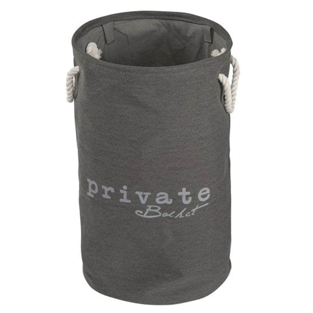 Esbada Laundry skittentøykurv 60L rund grå Lin Grå Esbada Skittentøyskurv CO-L073108