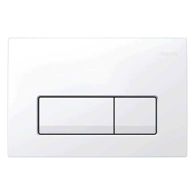 Geberit Delta 50 Betjeningsplate Dobbelskyll Alpehvit Geberit Betjeningsplate og trykknapper GRO-6166373