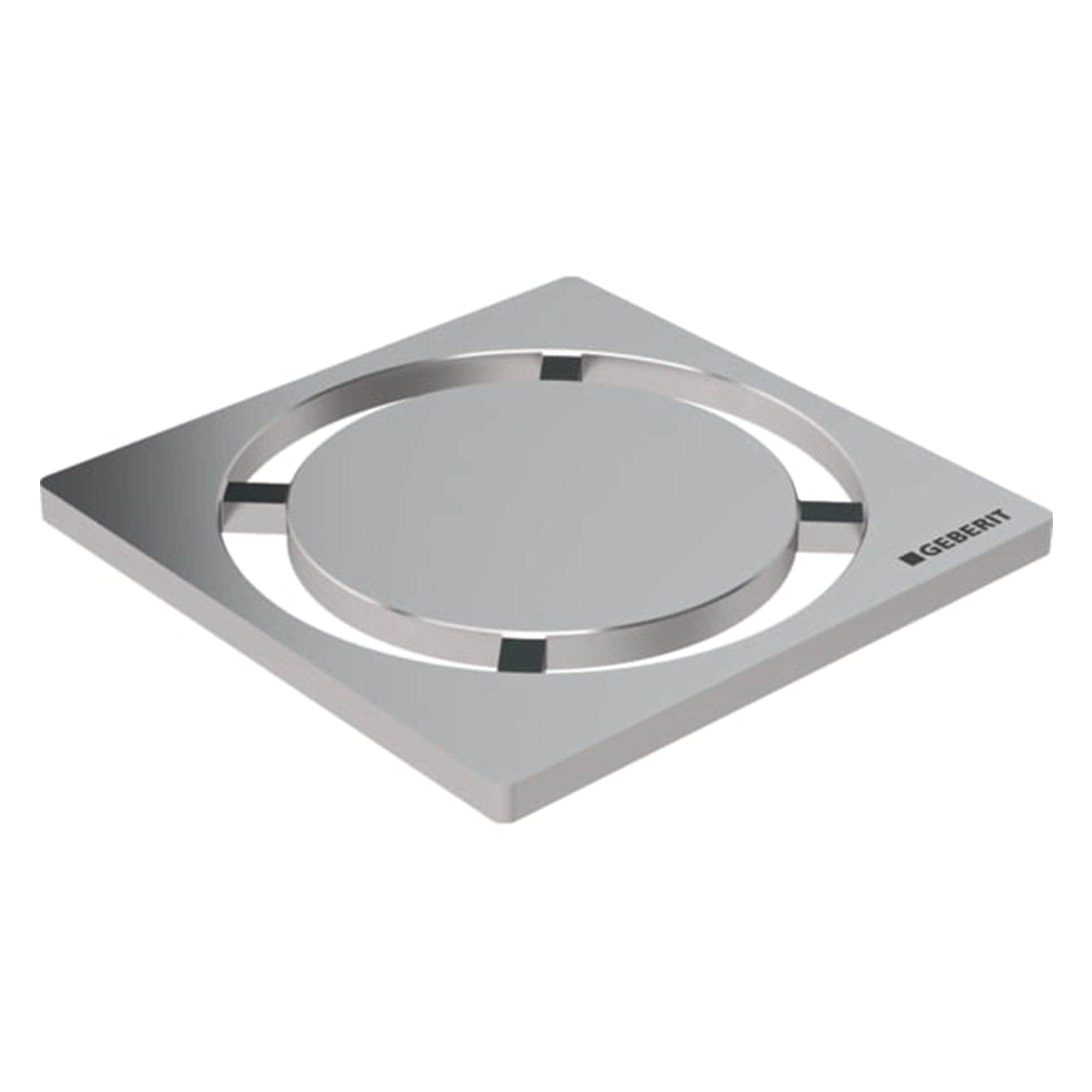 Geberit designrist circle 8x8cm Geberit Slukrist GE-6166088