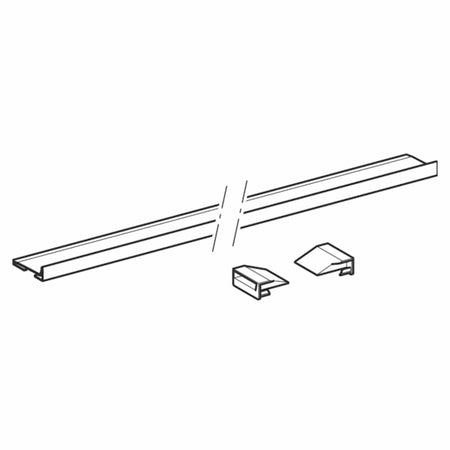 Geberit kollektorprofil for veggsluk