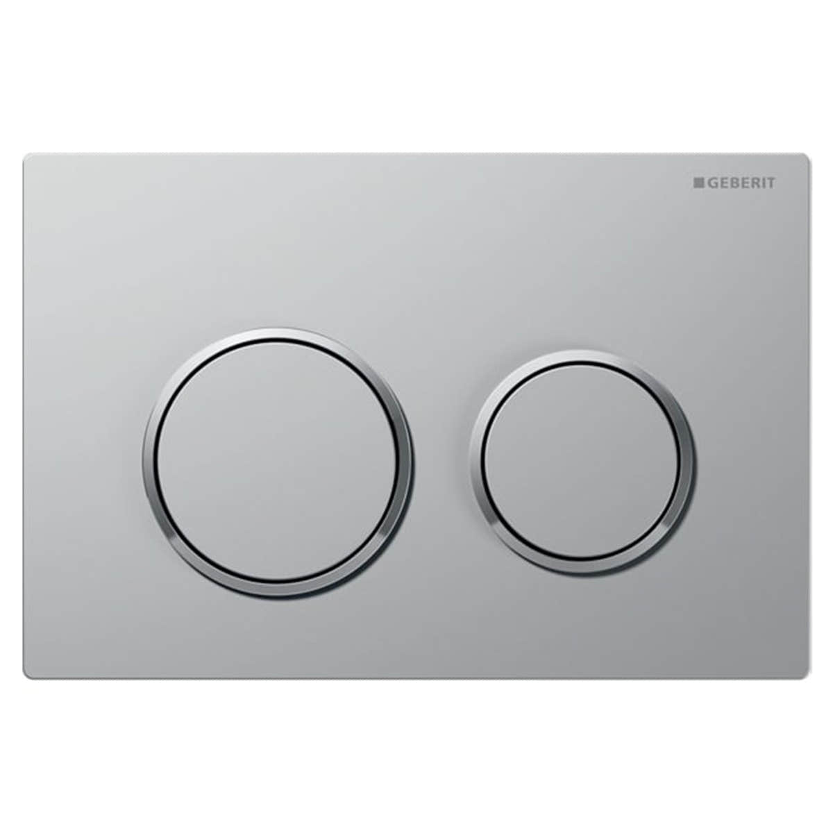 Geberit Omega 20 Betjeningsplate Matt krom / Krom Geberit Betjeningsplate og trykknapper GE-6166055