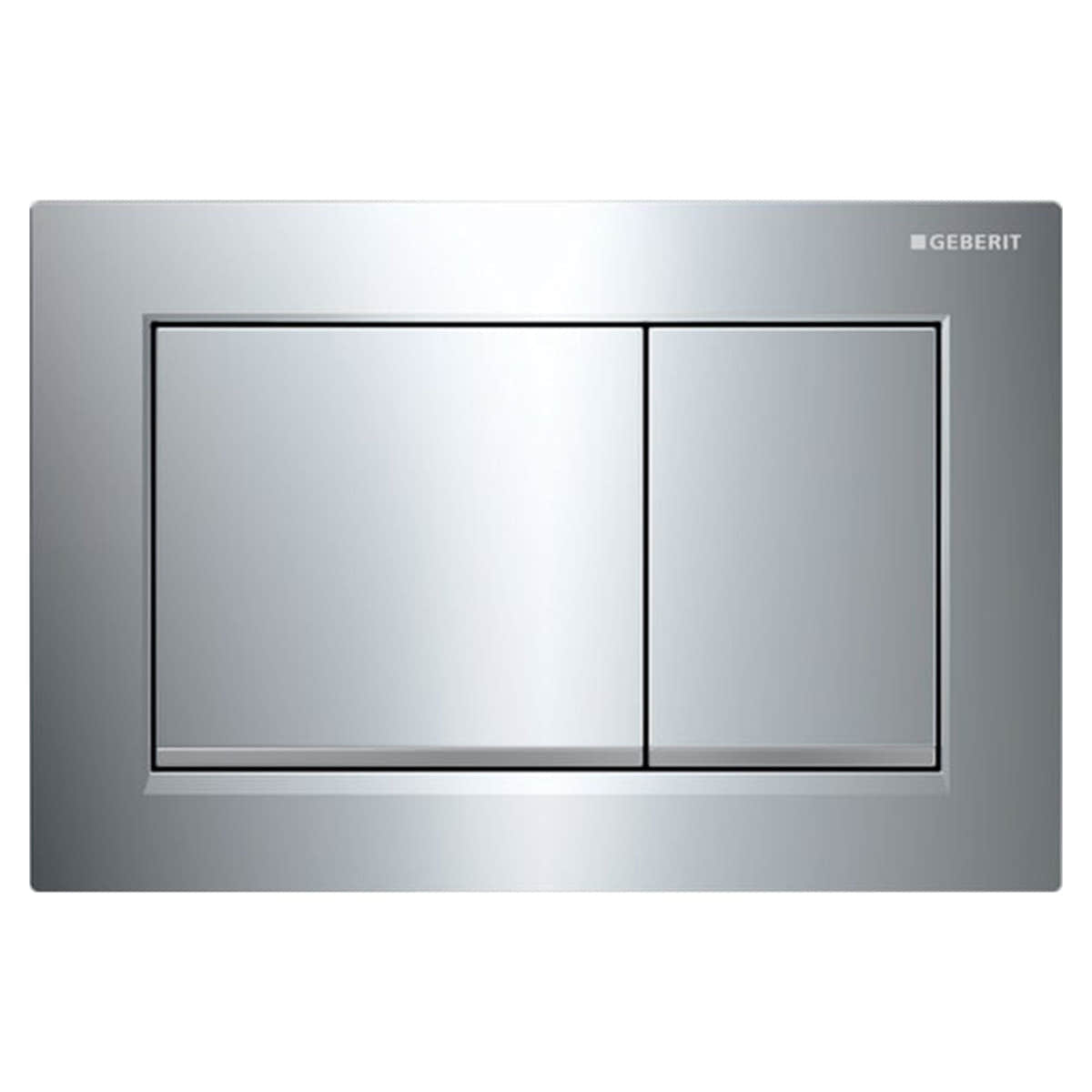 Geberit Omega 30 Betjeningsplate Krom Geberit Betjeningsplate og trykknapper GE-6166056