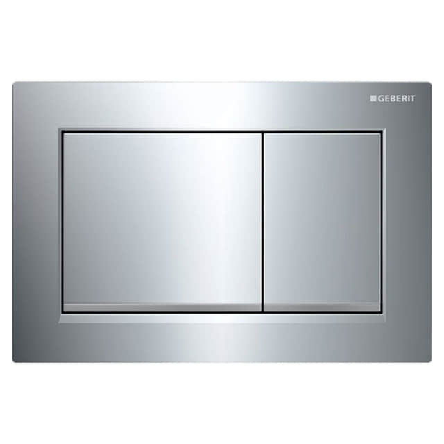Geberit Omega 30 Betjeningsplate Krom Geberit Betjeningsplate og trykknapper GE-6166056