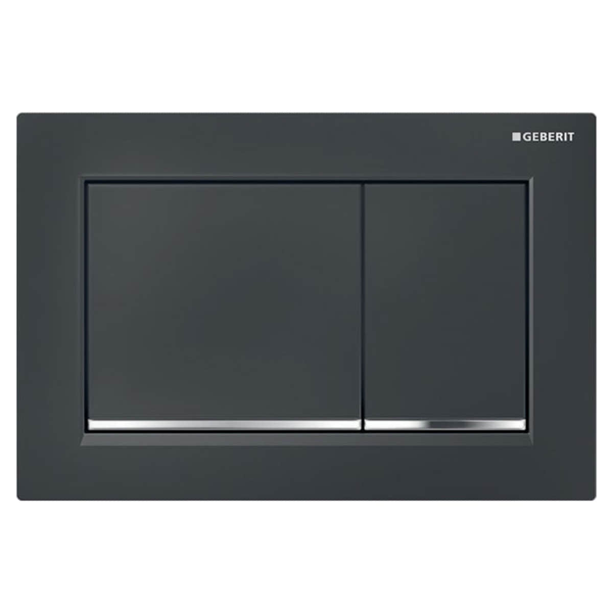Geberit Omega 30 Betjeningsplate Svart Geberit Betjeningsplate og trykknapper GE-6166061