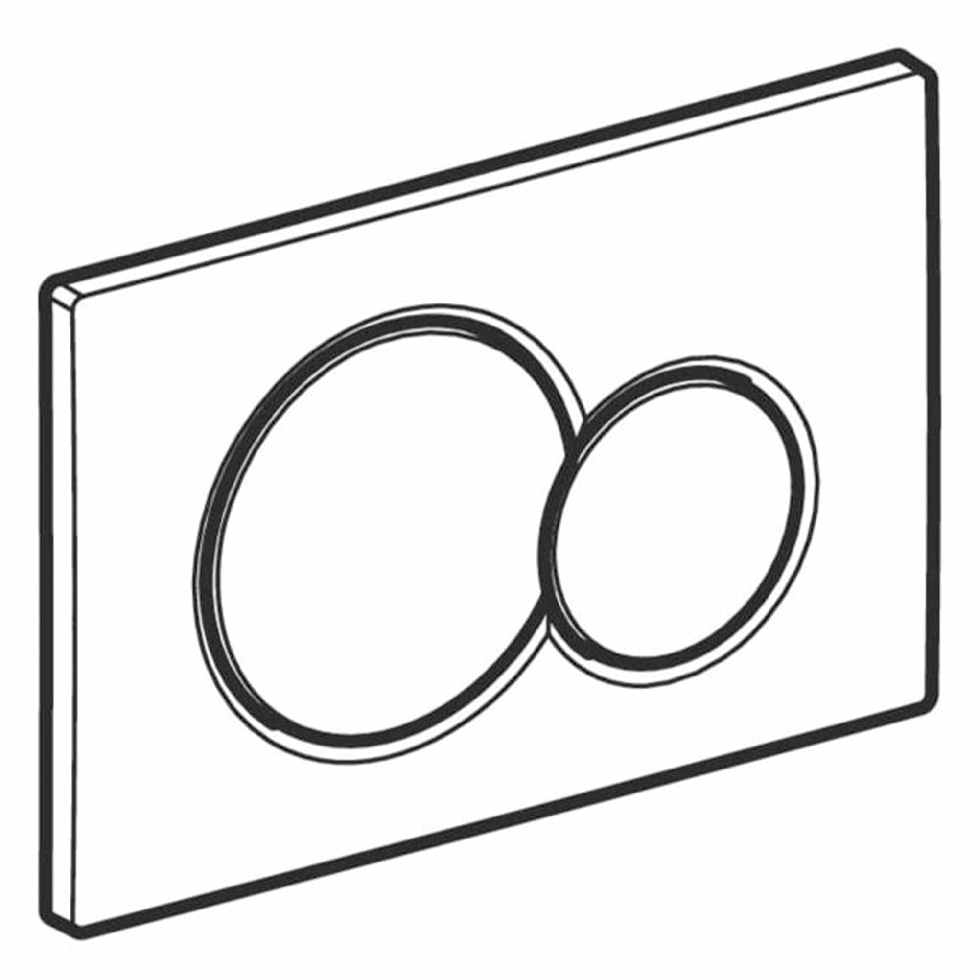 Geberit Sigma 01 Betjeningsplate Geberit Betjeningsplate og trykknapper