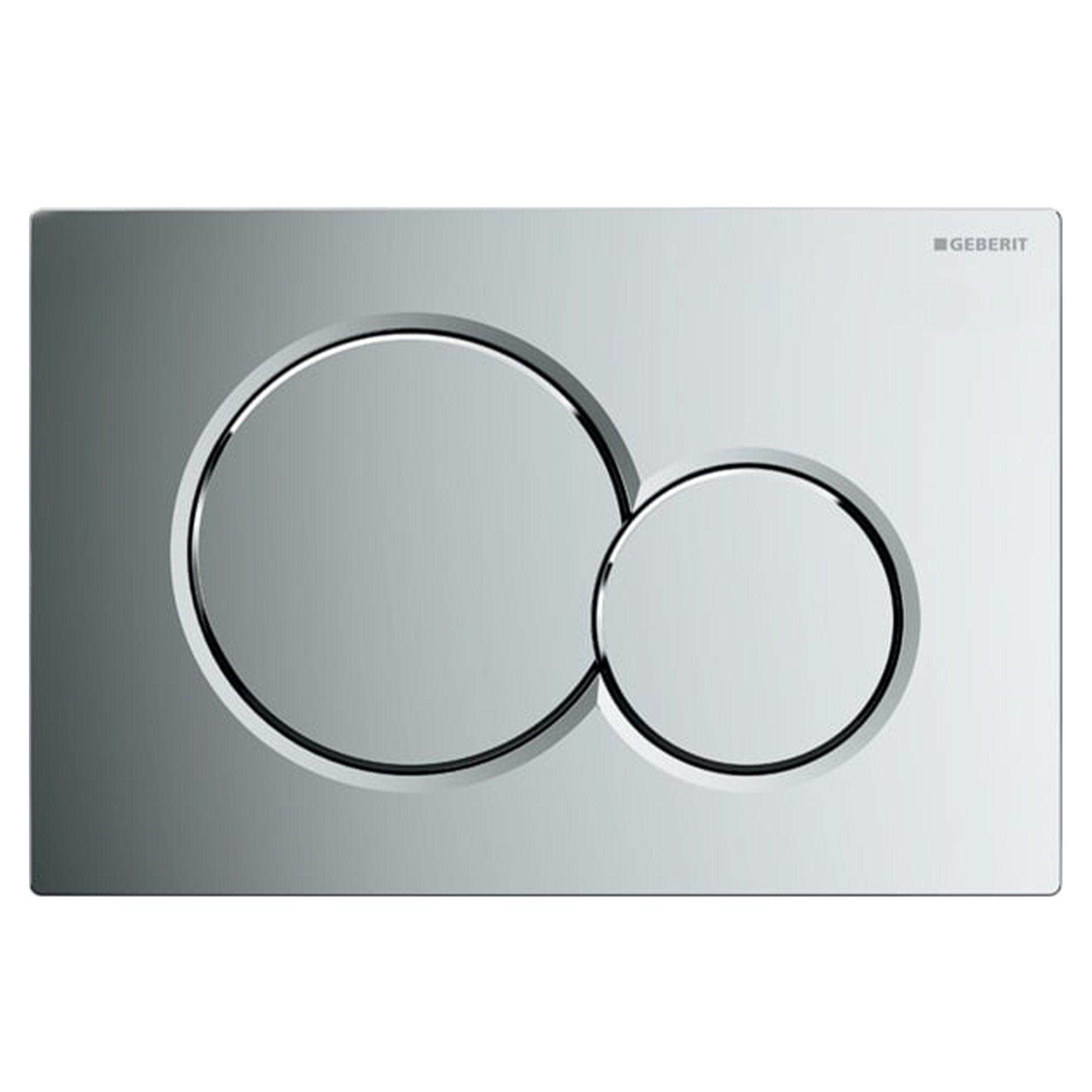 Geberit Sigma 01 Betjeningsplate Krom Geberit Betjeningsplate og trykknapper GE-6166543