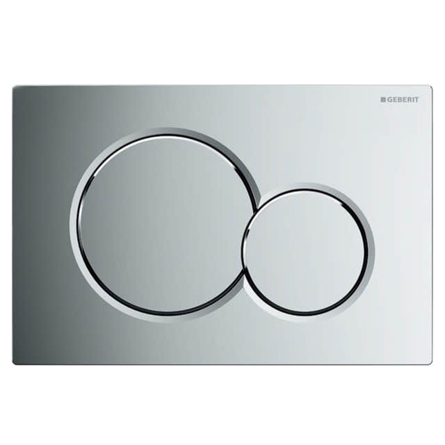 Geberit Sigma 01 Betjeningsplate Krom Geberit Betjeningsplate og trykknapper GE-6166543