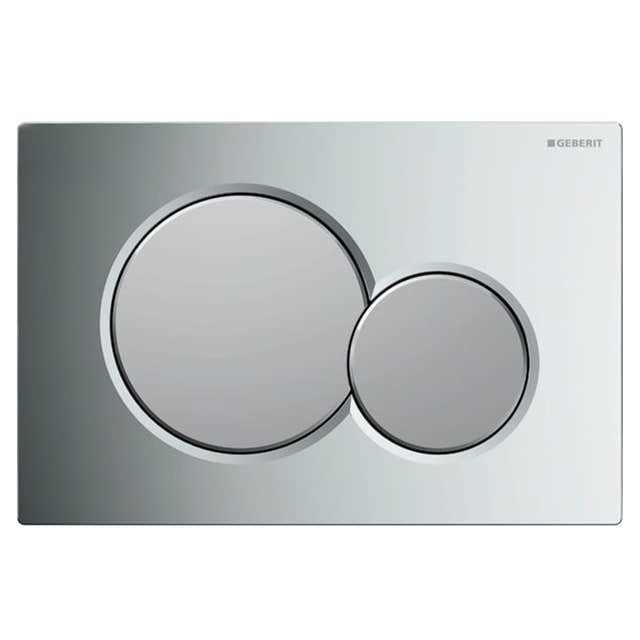Geberit Sigma 01 Betjeningsplate Krom / Matt krom Geberit Betjeningsplate og trykknapper GE-6166545