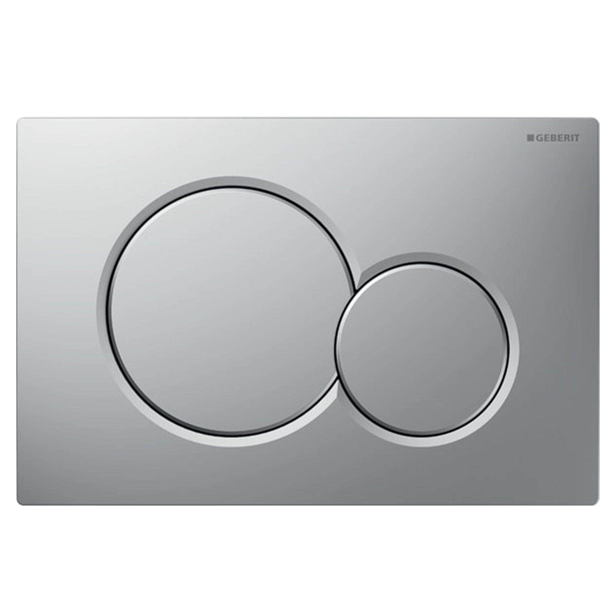 Geberit Sigma 01 Betjeningsplate Matt krom Geberit Betjeningsplate og trykknapper GE-6166254