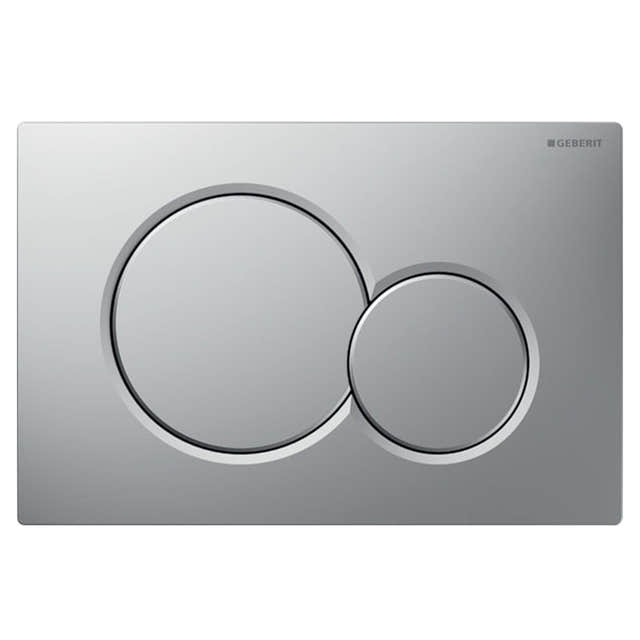 Geberit Sigma 01 Betjeningsplate Matt krom Geberit Betjeningsplate og trykknapper GE-6166254